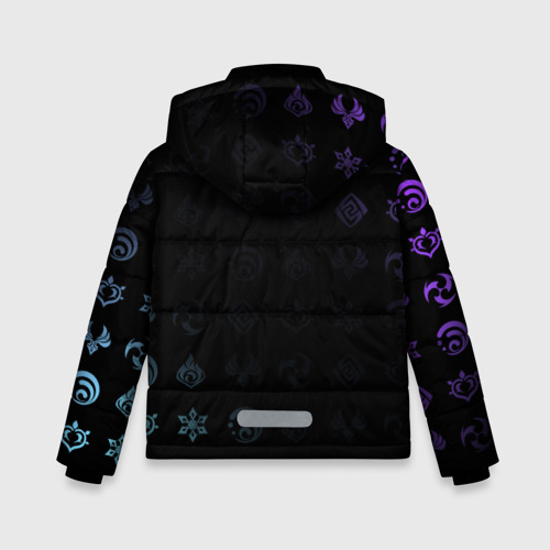 Зимняя куртка для мальчиков 3D Genshin Impact, цвет черный - фото 2
