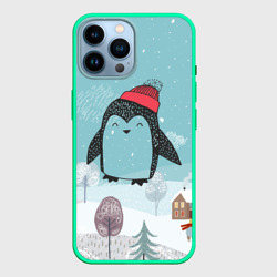 Чехол iPhone 14 Pro Max Милый пингвин
