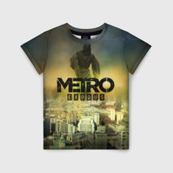 Детская футболка 3D Metro  logo