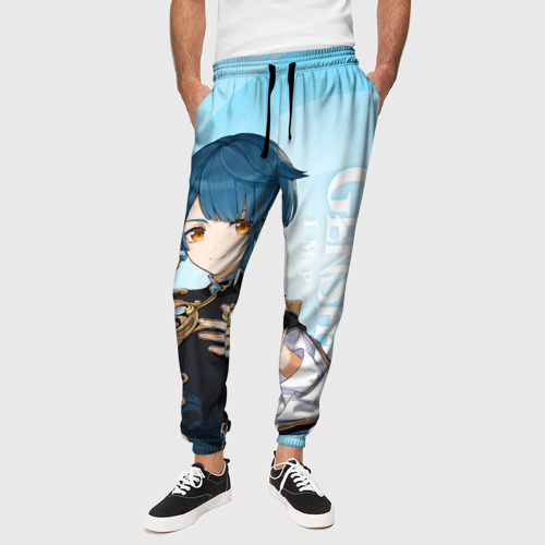 Мужские брюки 3D Genshin Impact, Син Цю, цвет 3D печать - фото 4