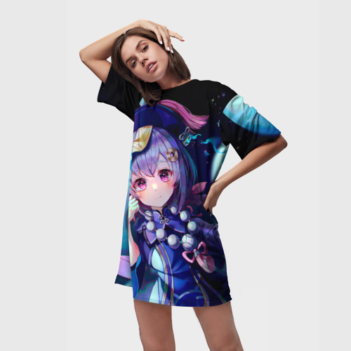 Платье-футболка 3D Genshin Impact, цвет 3D печать - фото 3