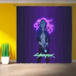 Фотошторы Cyberpunk 2077 V - фото 2