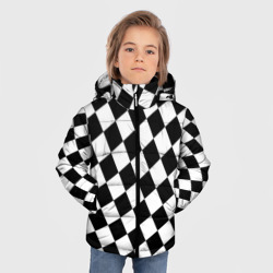 Зимняя куртка для мальчиков 3D Клетки - фото 2