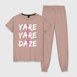 Женская пижама хлопок Yare Yare Daze