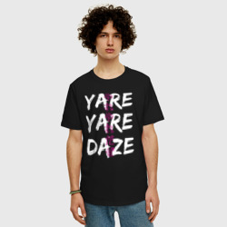 Мужская футболка хлопок Oversize Yare Yare Daze - фото 2