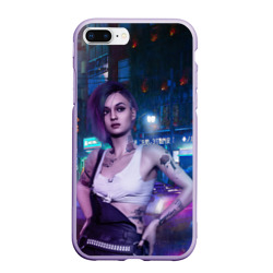 Чехол для iPhone 7Plus/8 Plus матовый Cyberpunk 2077