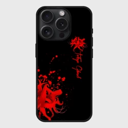 Чехол силиконовый для Apple iPhone 15 Pro Мax матовый Tokyo Ghoul