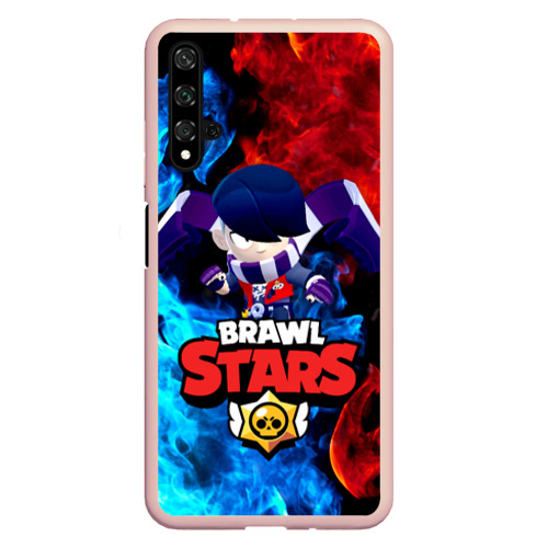 Чехол для Honor 20 Brawl Stars Эдгар, цвет светло-розовый