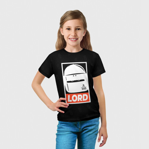 Детская футболка 3D с принтом Lord Tachanka, вид сбоку #3