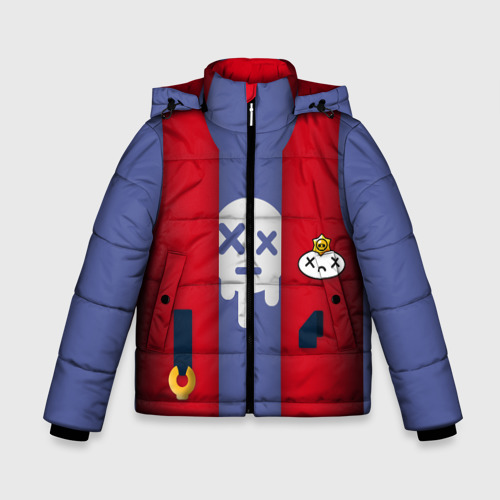 Зимняя куртка для мальчиков 3D Edgar костюм - Brawl Stars, цвет красный