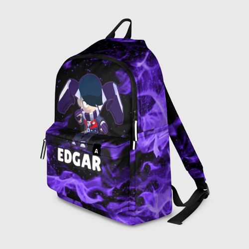 Рюкзак 3D с принтом Brawl Stars Edgar, вид спереди #2