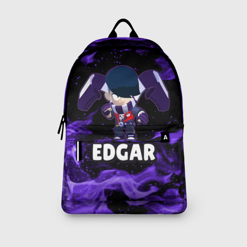 Рюкзак 3D с принтом Brawl Stars Edgar, вид сбоку #3