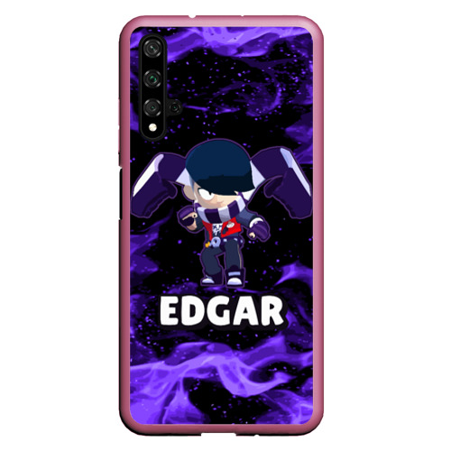 Чехол для Honor 20 Brawl Stars Edgar, цвет малиновый