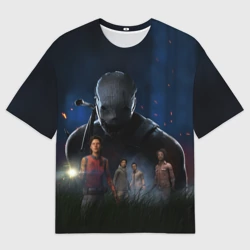 Женская футболка oversize 3D Dead by Daylight