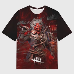 Женская футболка oversize 3D Dead by Daylight