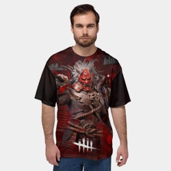 Мужская футболка oversize 3D Dead by Daylight - фото 2