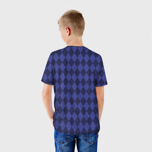 Детская футболка 3D с принтом JOJO, вид сзади #2