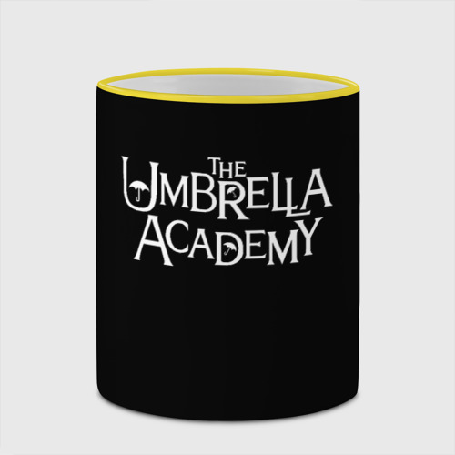 Кружка с полной запечаткой Umbrella academy, цвет Кант желтый - фото 4