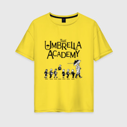 Женская футболка хлопок Oversize Академия Амбрелла