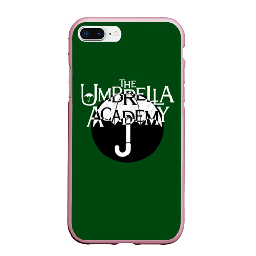 Чехол для iPhone 7Plus/8 Plus матовый Umbrella academy, цвет розовый