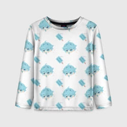 Детский лонгслив 3D Genshin Impact узор