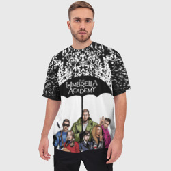 Мужская футболка oversize 3D Академия Амбрелла - фото 2