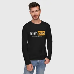 Мужской лонгслив хлопок Irish Pub - фото 2