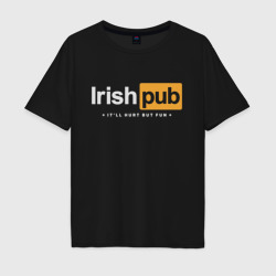 Мужская футболка хлопок Oversize Irish Pub