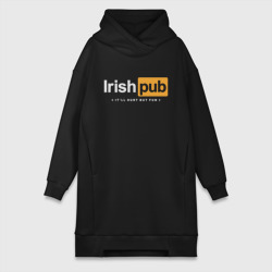 Платье-худи хлопок Irish Pub