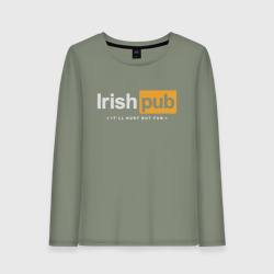 Женский лонгслив хлопок Irish Pub