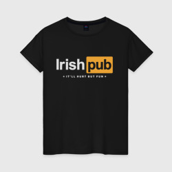 Женская футболка хлопок Irish Pub