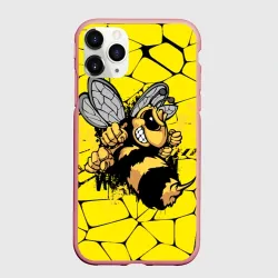 Чехол для iPhone 11 Pro матовый Дикая пчела