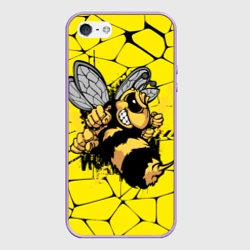 Чехол для iPhone 5/5S матовый Дикая пчела