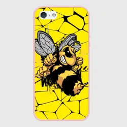 Чехол для iPhone 5/5S матовый Дикая пчела