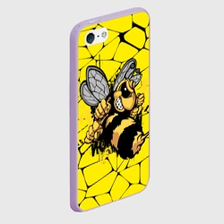 Чехол для iPhone 5/5S матовый Дикая пчела - фото 2