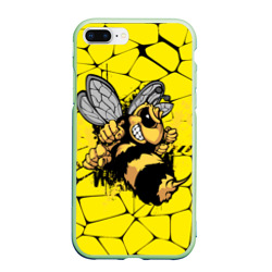 Чехол для iPhone 7Plus/8 Plus матовый Дикая пчела