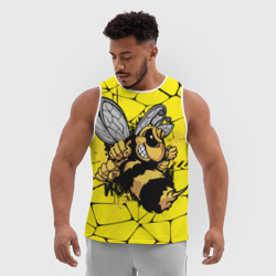 Мужская спортивная майка 3D Дикая пчела - фото 2