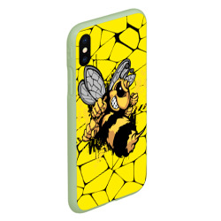 Чехол для iPhone XS Max матовый Дикая пчела - фото 2