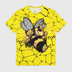 Мужская футболка 3D Дикая пчела