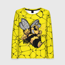 Женский лонгслив 3D Дикая пчела