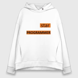 Женское худи Oversize хлопок Coding