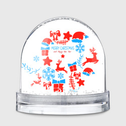 Игрушка Снежный шар Merry Christmas and HNY 2022 Новый Год