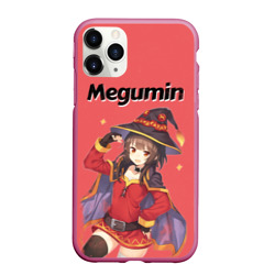 Чехол для iPhone 11 Pro Max матовый Megumin показывает силу