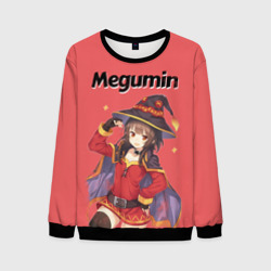 Мужской свитшот 3D Megumin показывает силу