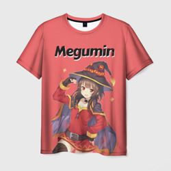 Мужская футболка 3D Megumin показывает силу