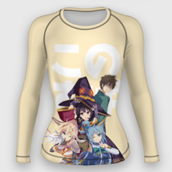 Женский рашгард 3D KonoSuba девочки вместе