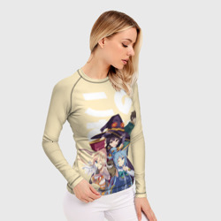 Женский рашгард 3D KonoSuba девочки вместе - фото 2