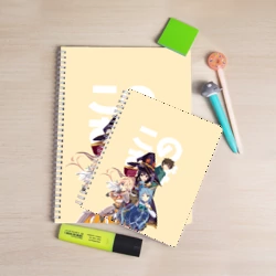 Тетрадь KonoSuba девочки вместе - фото 2