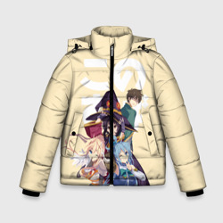 Зимняя куртка для мальчиков 3D KonoSuba девочки вместе
