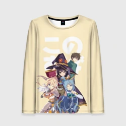Женский лонгслив 3D KonoSuba девочки вместе
